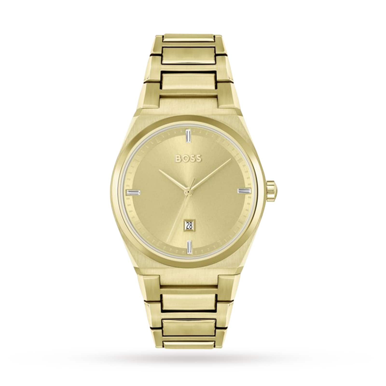 BOSS Steer 36mm Gold Dial Ladies Watch BOSS Steer 36mm Gold Dial Ladies Watch