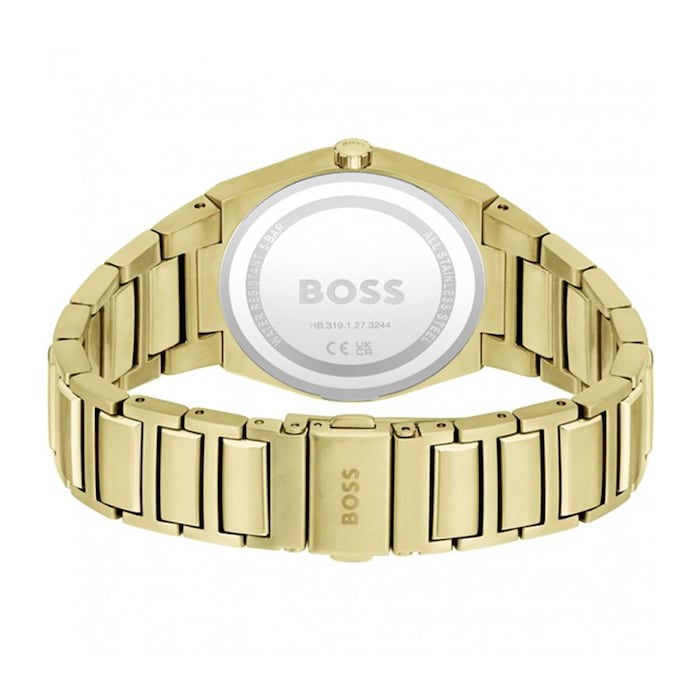 BOSS Steer 36mm Gold Dial Ladies Watch