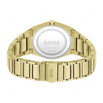BOSS Steer 36mm Gold Dial Ladies Watch BOSS Steer 36mm Gold Dial Ladies Watch