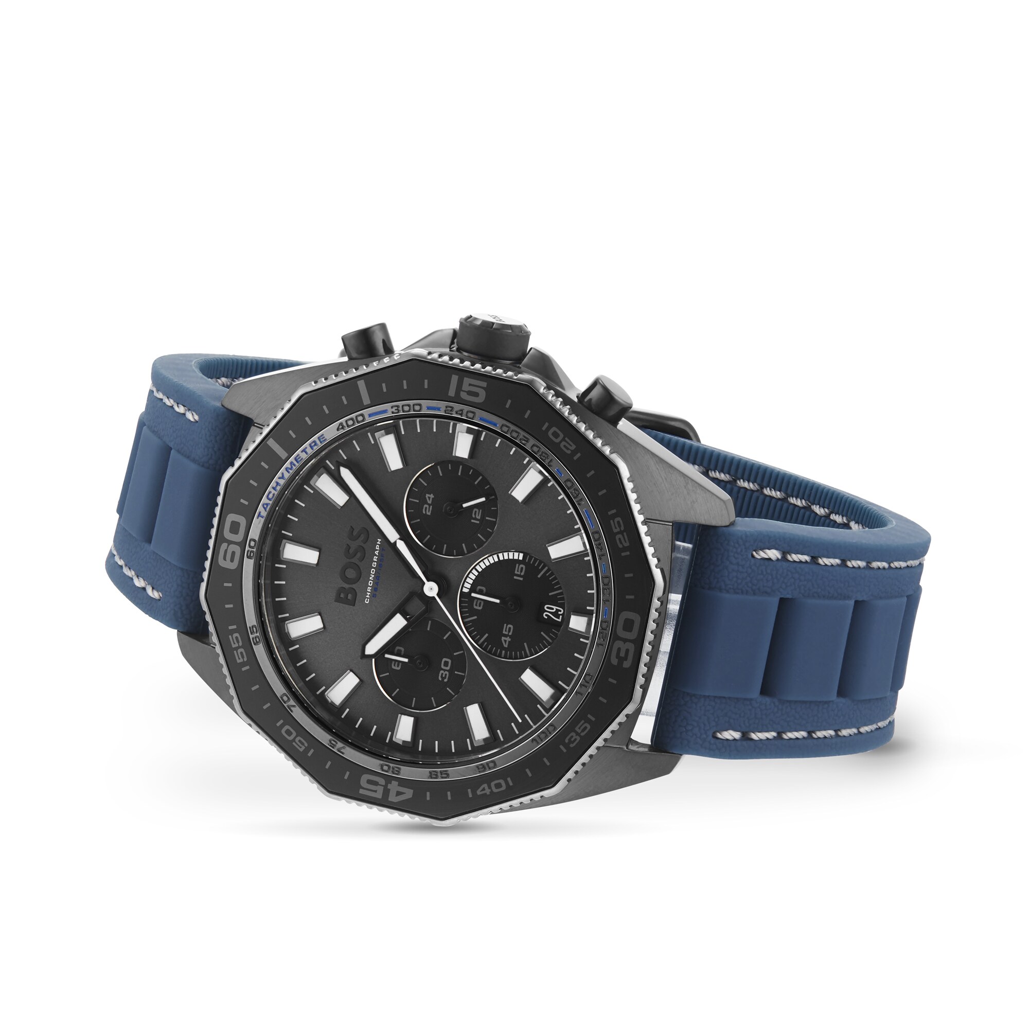 Hugo boss deals silicone strap watch