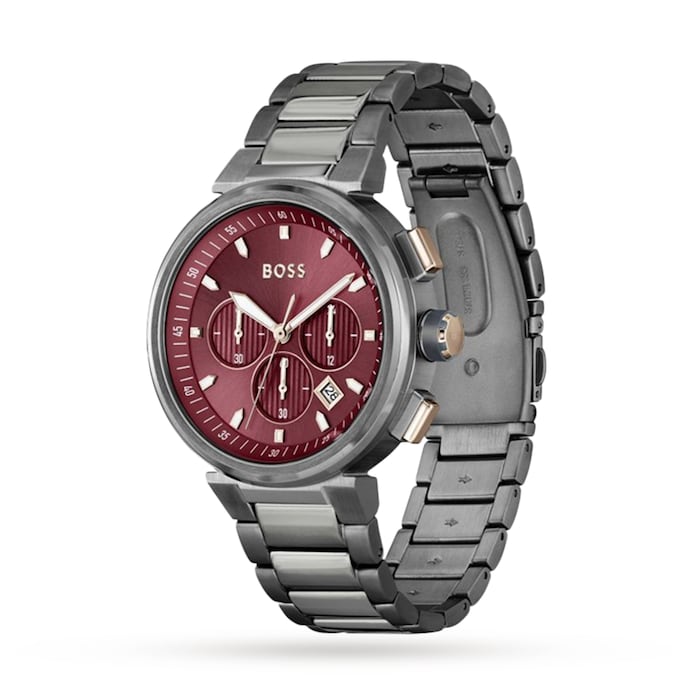 BOSS One 44mm Red Dial Mens Watch