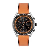 BOSS Centre Court Orange 44mm Mens Watch Black