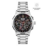 BOSS Solgrade Recycled Stainless Steel 44mm Mens Watch Black