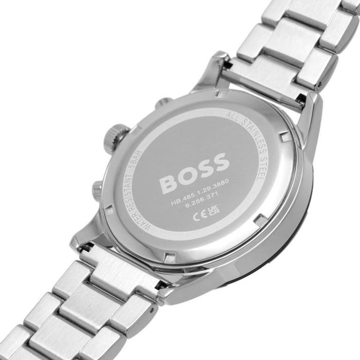 BOSS Solgrade Recycled Stainless Steel 44mm Mens Watch Black