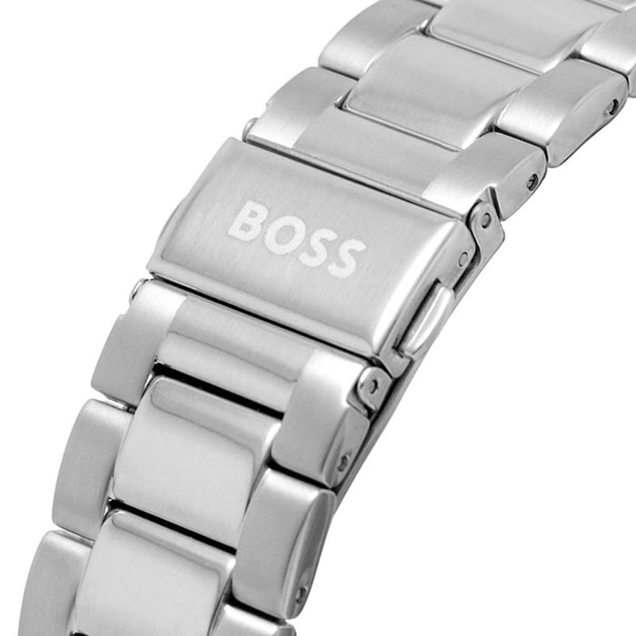 BOSS Solgrade Recycled Stainless Steel 44mm Mens Watch Black