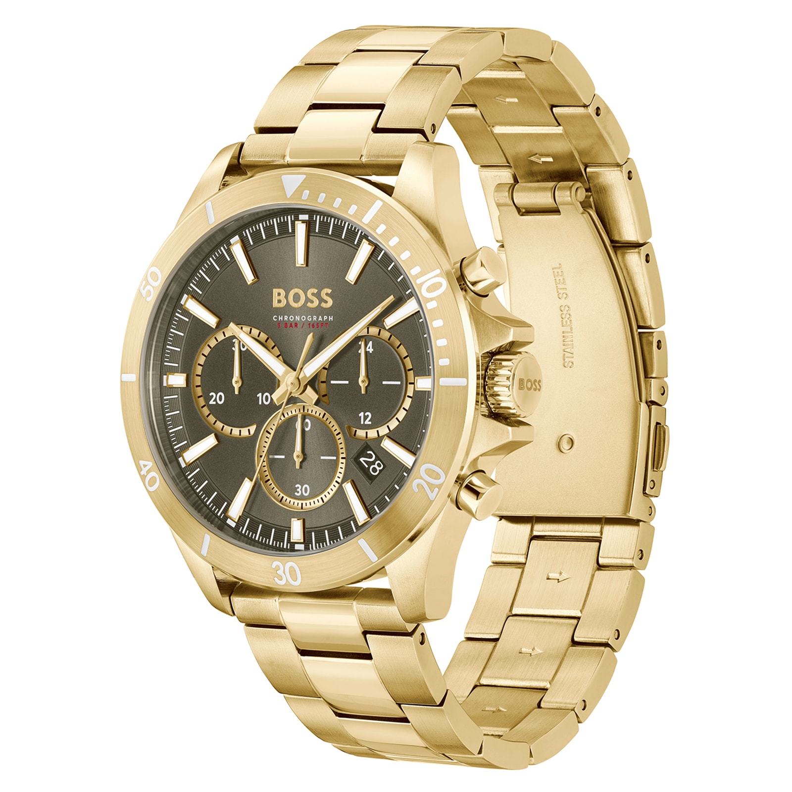 BOSS Troper Quartz 44mm Mens Watch Grey