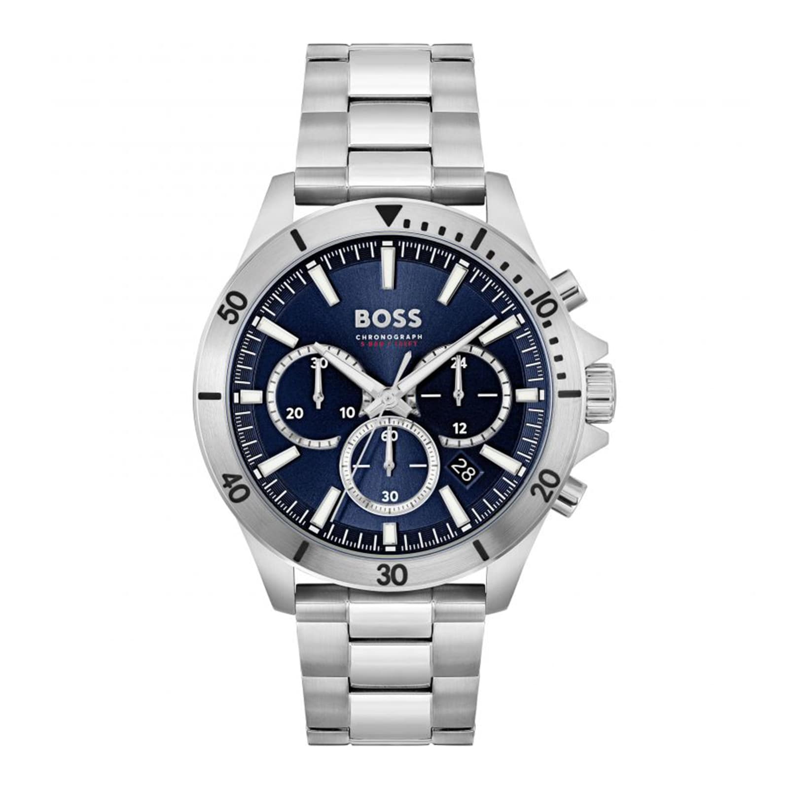 Troper Chronograph Quartz 44mm Mens Watch Blue