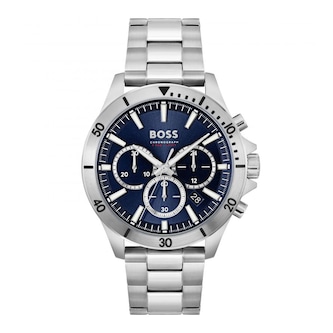 BOSS Troper Chronograph Quartz 44mm Mens Watch Blue BOSS Troper Chronograph Quartz 44mm Mens Watch Blue