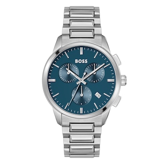 BOSS Dapper 43mm Mens Watch Blue