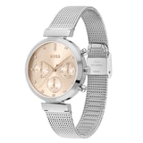 BOSS Flawless 36mm Ladies Watch Rose Gold