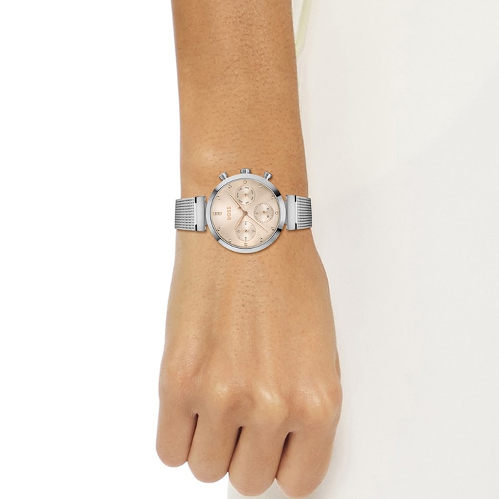 BOSS Flawless 36mm Ladies Watch Rose Gold