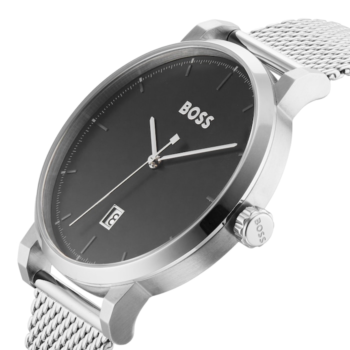 BOSS Confidence 42mm Mens Watch and Cufflinks Gift Set