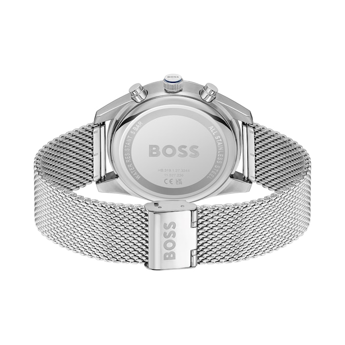 Boss Skytraveller 44mm Mens Watch Blue