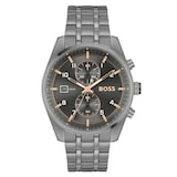 Boss Skytraveller 44mm Mens Watch Grey