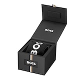 Boss Runner 43mm Quartz Mens Watch Black Rubber