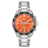 Boss Runner 43mm Mens Watch Orange