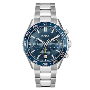 BOSS Runner 43mm Mens Watch Blue