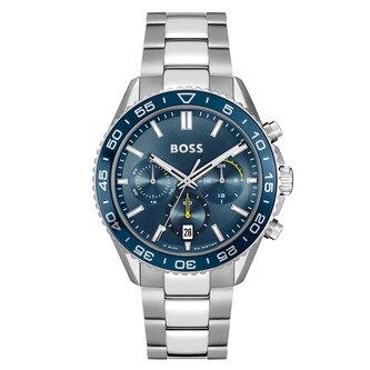 Boss Runner 43mm Mens Watch Blue Boss Runner 43mm Mens Watch Blue