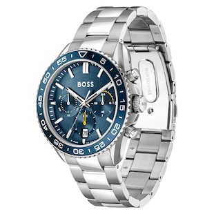 BOSS Runner 43mm Mens Watch Blue