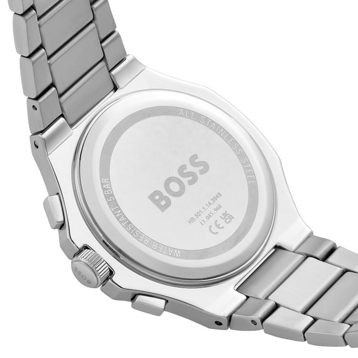 BOSS Taper Silver 45mm Mens Watch