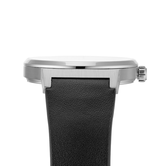 BOSS Candor Black Leather 41mm Mens Watch