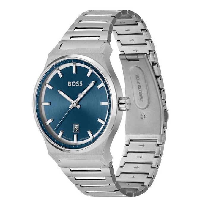 BOSS Candor Blue 41mm Mens Watch