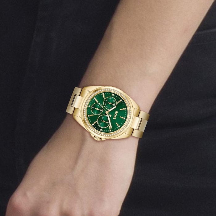 BOSS Atea Green 38mm Ladies Watch