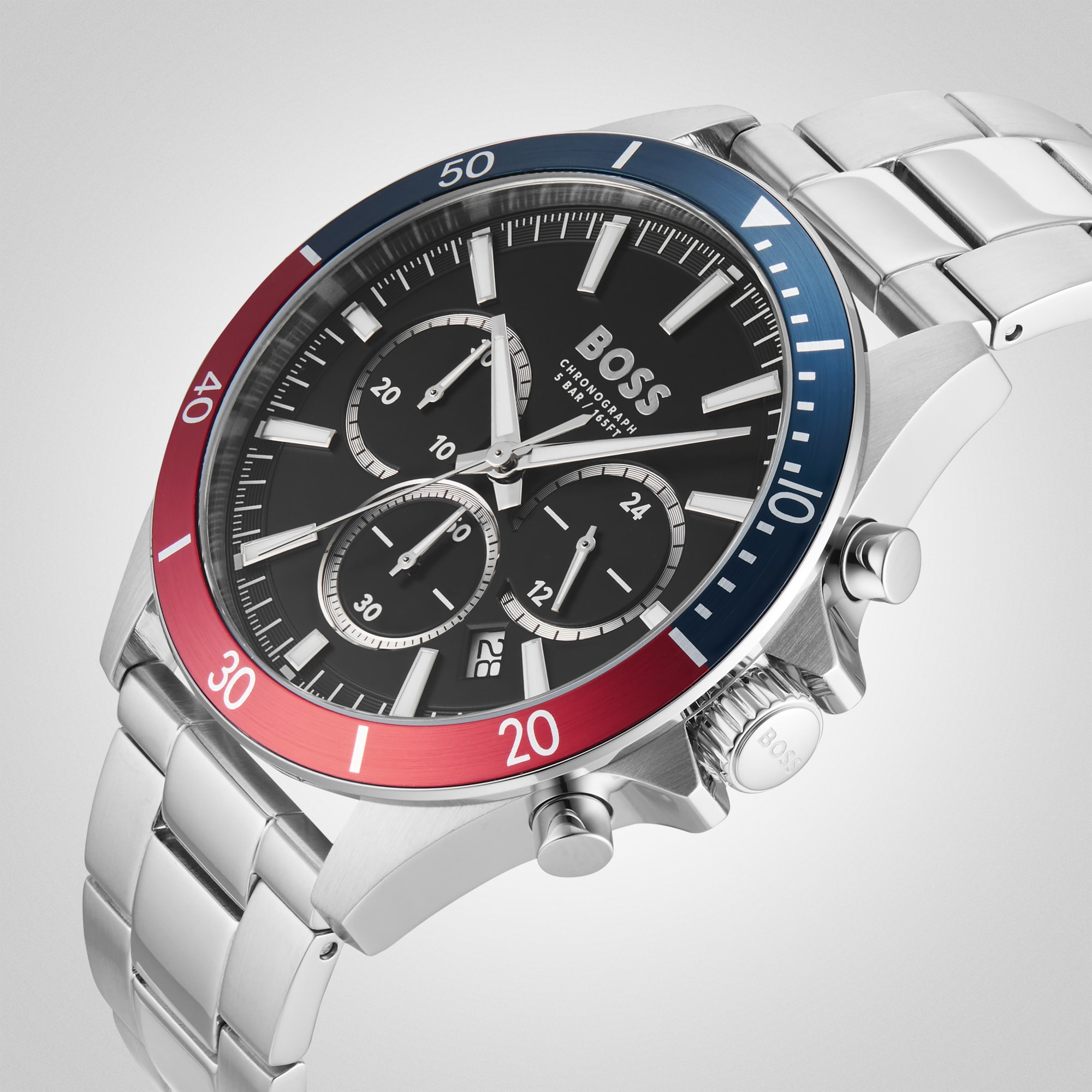 BOSS Troper Stainless Steel 45mm Mens Watch BOSS Troper Stainless Steel 45mm Mens Watch