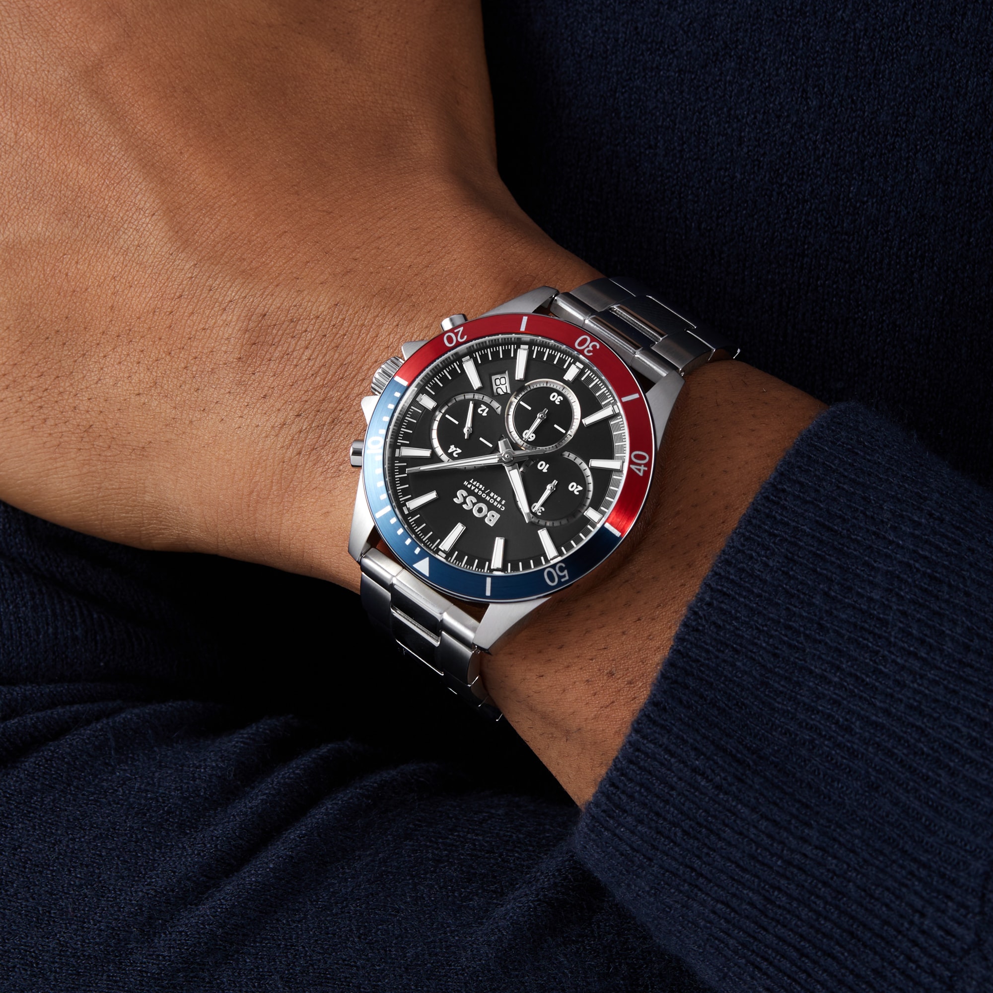 BOSS Troper Stainless Steel 45mm Mens Watch BOSS Troper Stainless Steel 45mm Mens Watch