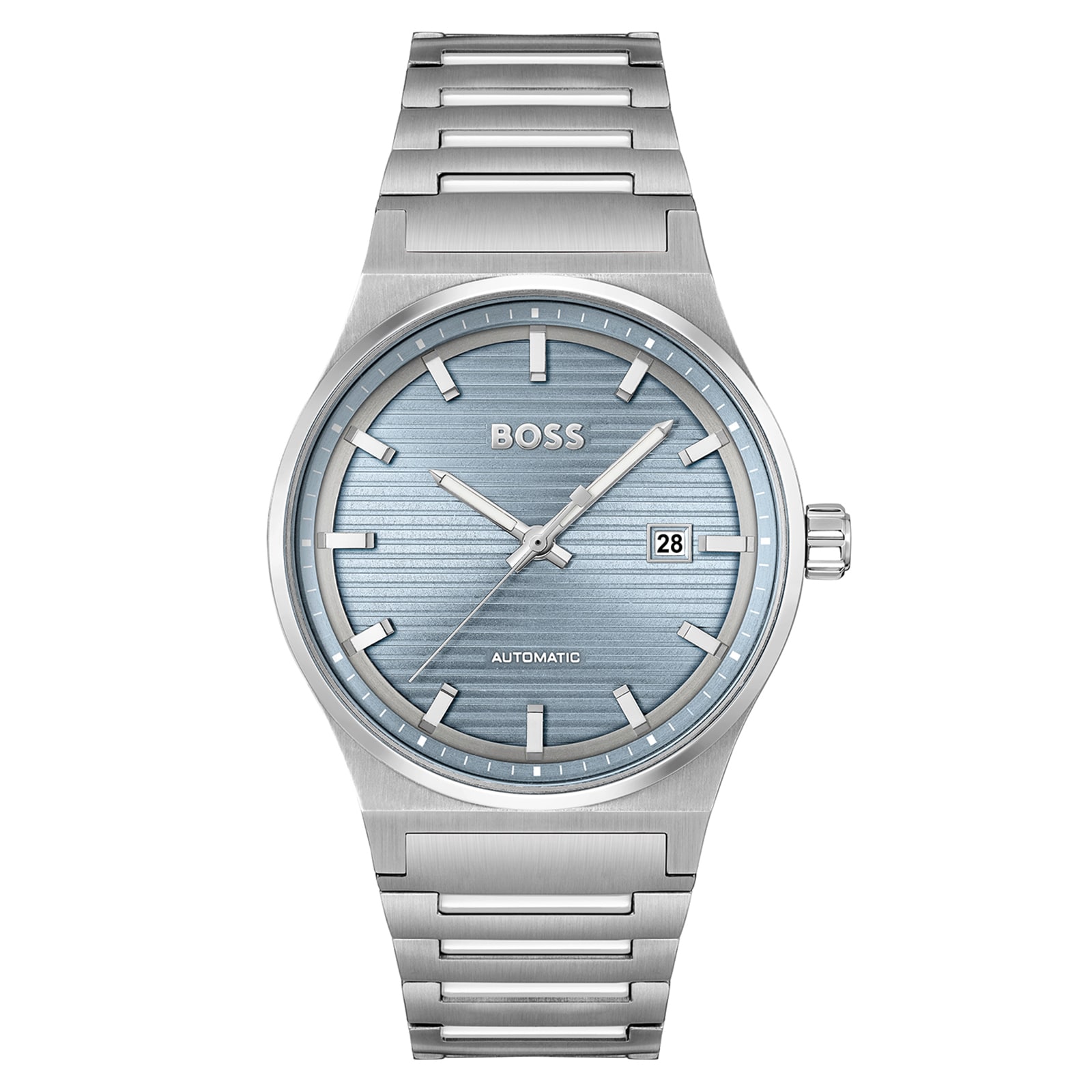 BOSS Candor Automatic Mens Watch Ice Blue 41mm