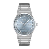 BOSS Candor Automatic Mens Watch Ice Blue 46mm