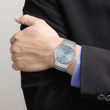 BOSS Candor Automatic Mens Watch Ice Blue 46mm