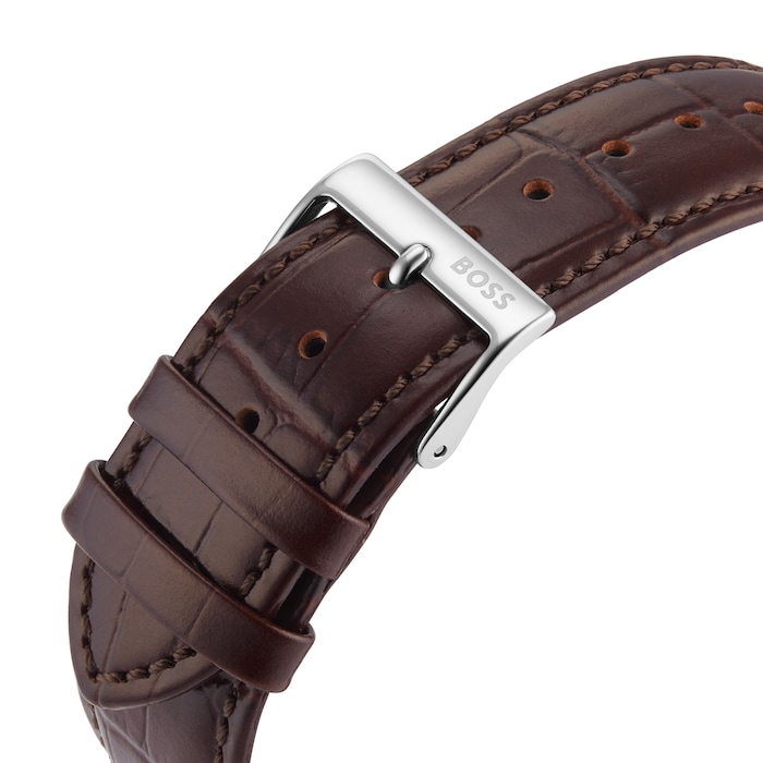 BOSS Principle Mens Watch Silver 41mm