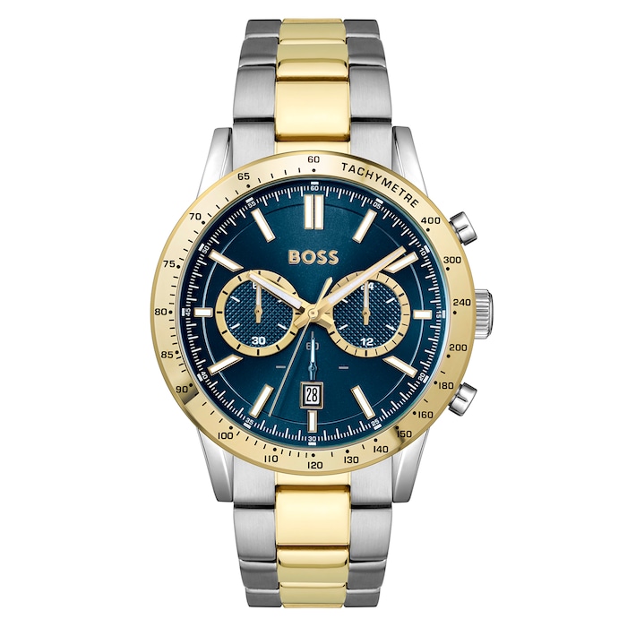 Boss Allure 44mm Mens Watch Blue