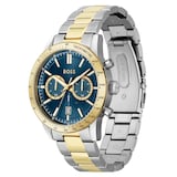 Boss Allure 44mm Mens Watch Blue