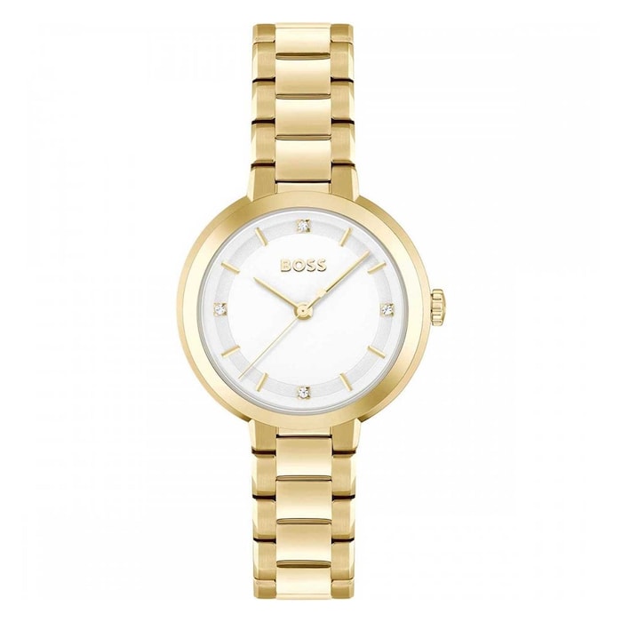 Boss Sena 34mm Ladies Watch Gold 1502758 | Goldsmiths