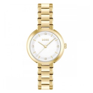 Boss Sena 34mm Ladies Watch Gold
