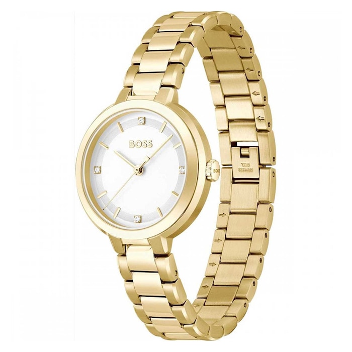 Boss Sena 34mm Ladies Watch Gold