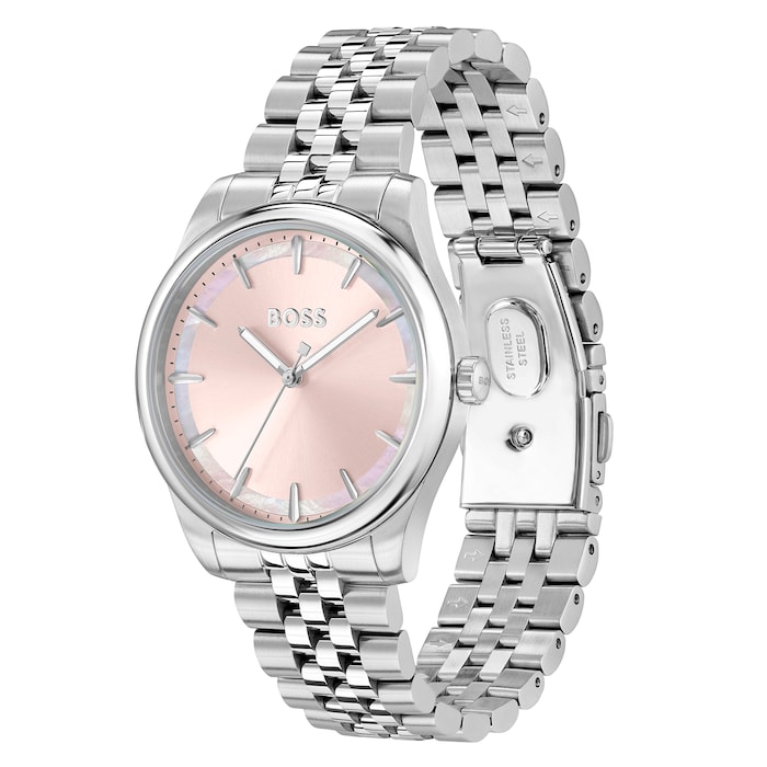 BOSS Graceful 36mm Ladies Watch Pink Mother Of Pearl