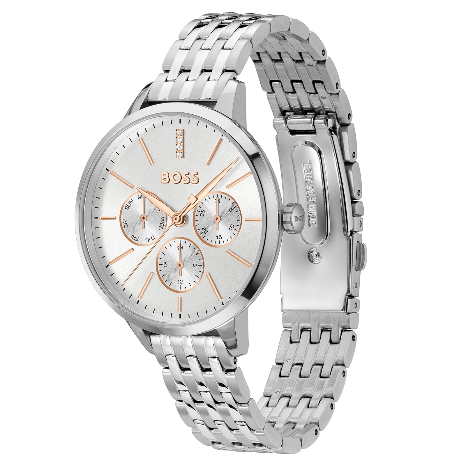 BOSS Symphony 38mm Ladies Watch Silver BOSS Symphony 38mm Ladies Watch Silver