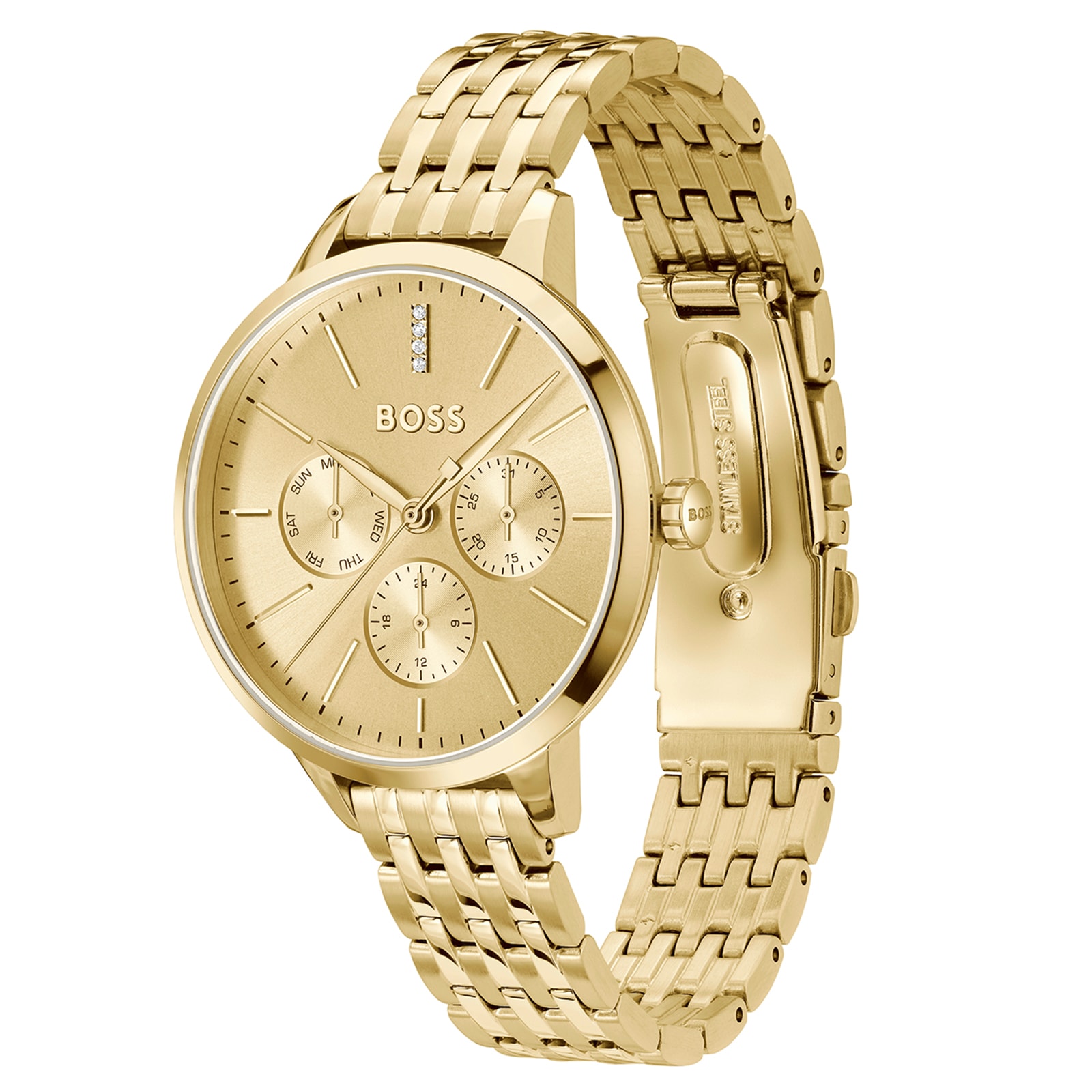 BOSS Symphony 38mm Ladies Watch Gold