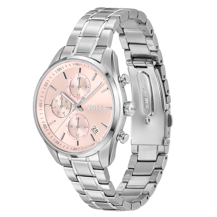 BOSS Grand Tour 38mm Ladies Watch Pink