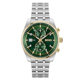 BOSS Skytraveller 44mm Mens Watch Green