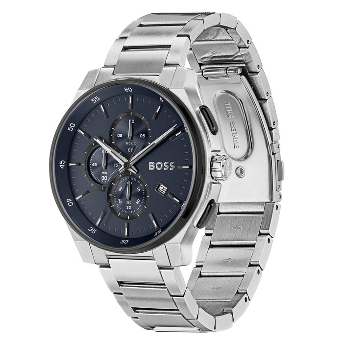 BOSS Peak 2.0 45mm Mens Watch Blue