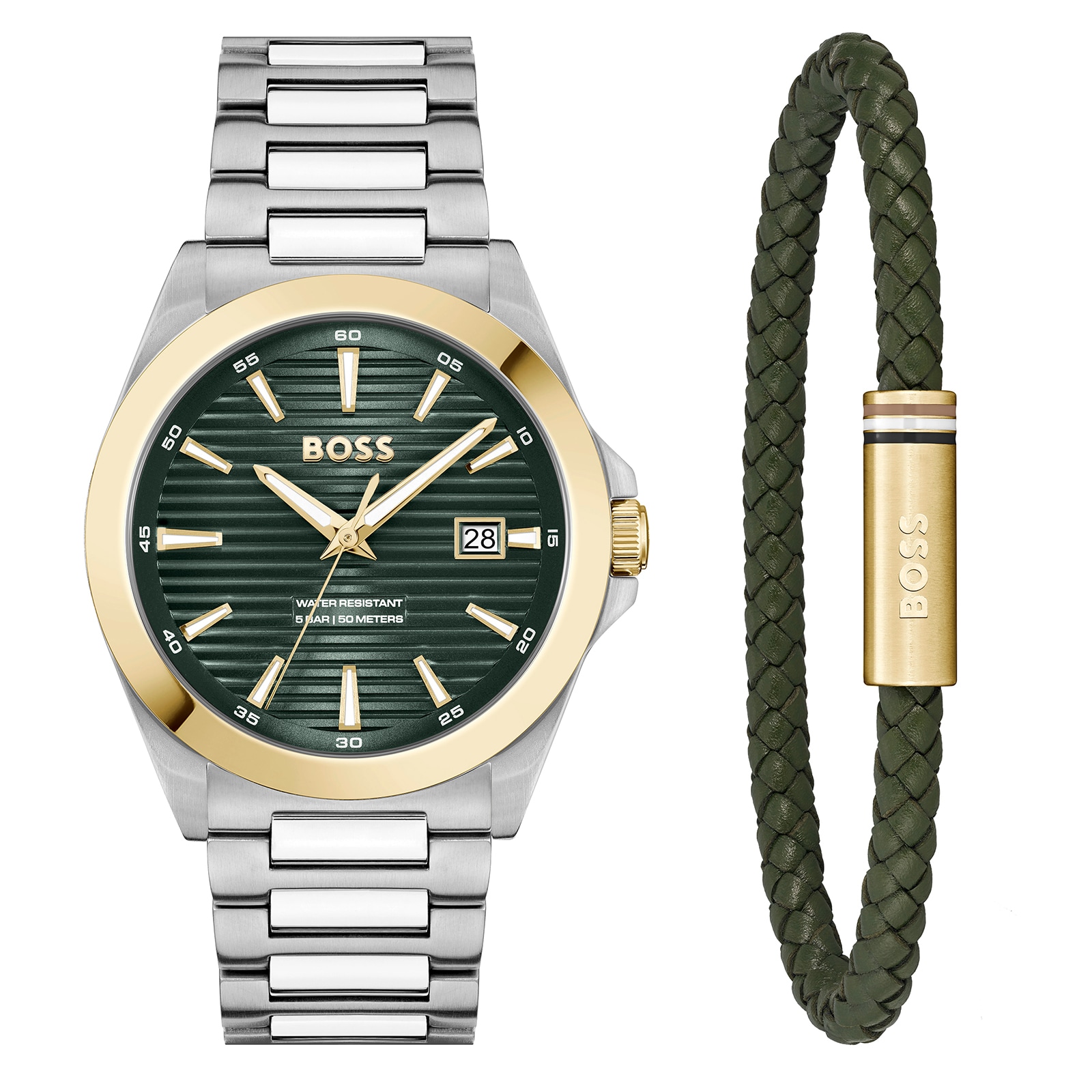 Strike 41mm Mens Watch and Bracelet Gift Set