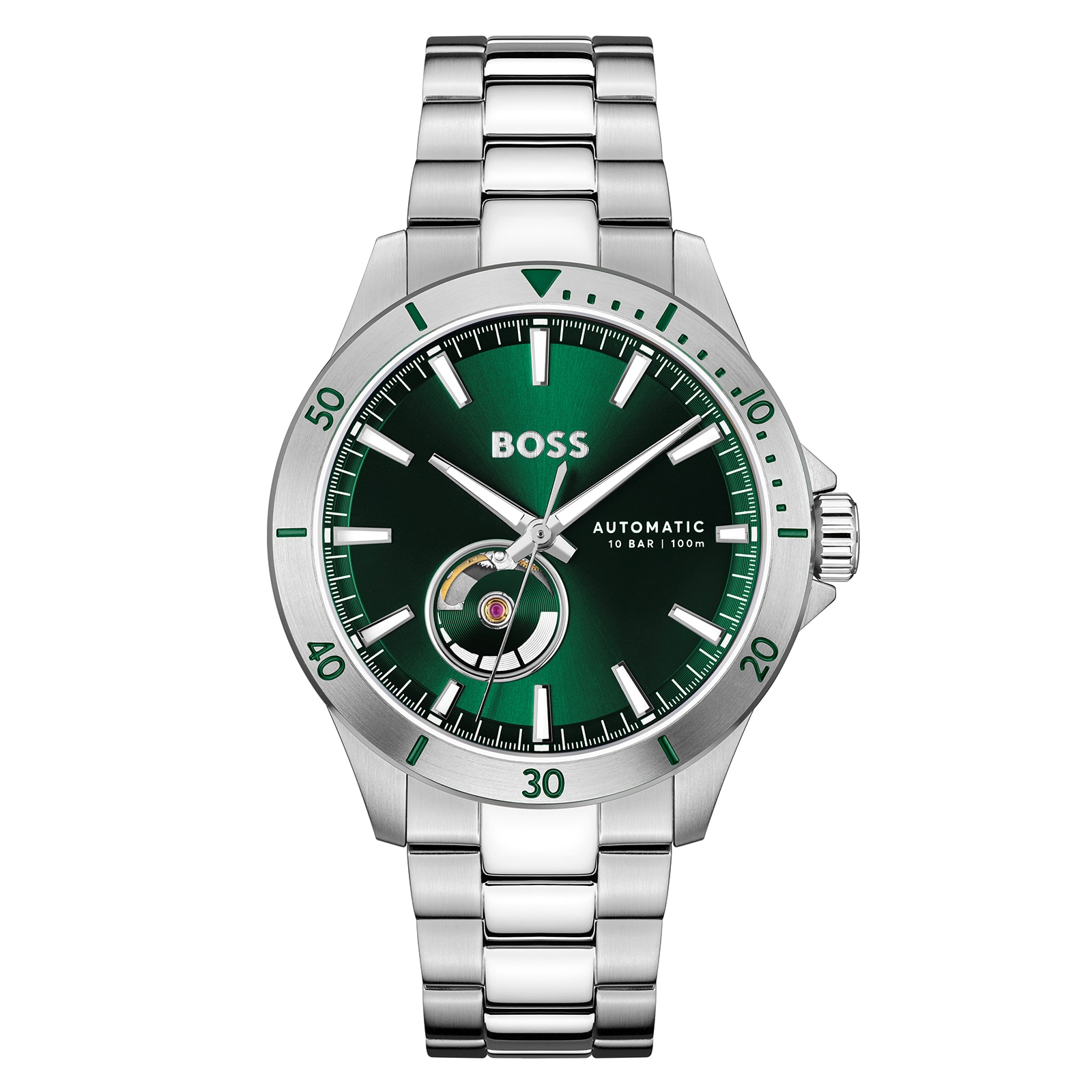 Troper 42mm Mens Watch Green