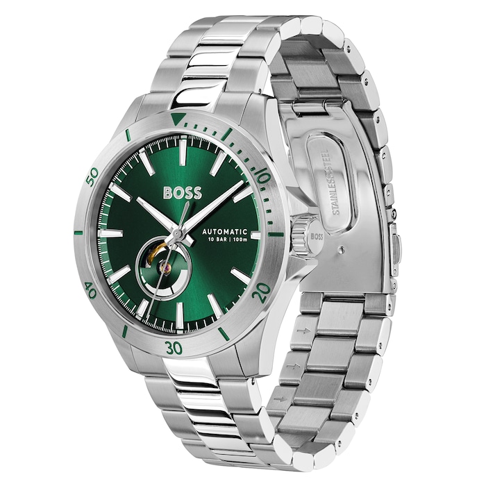 BOSS Troper 42mm Mens Watch Green