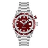 BOSS BOSSMATIC 42mm Mens Watch Red