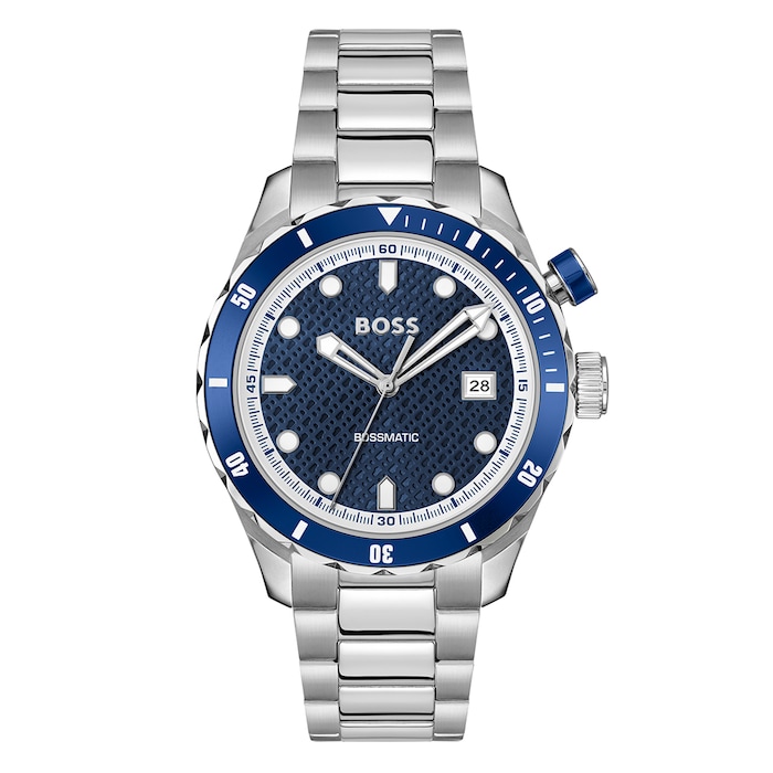 BOSS BOSSMATIC 42mm Mens Watch Blue