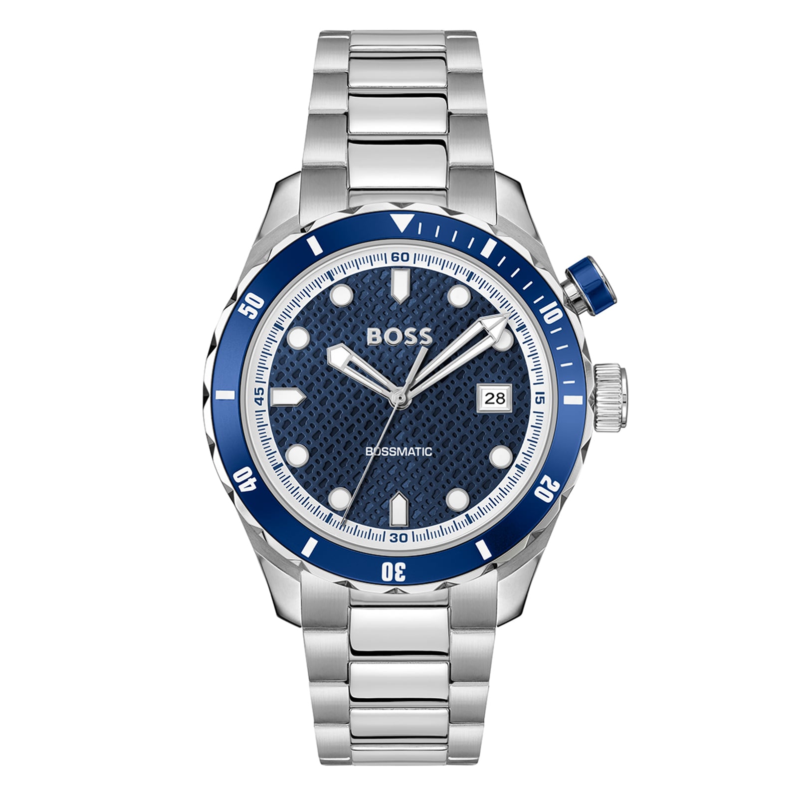 BOSS BOSSMATIC 42mm Mens Watch Blue BOSS BOSSMATIC 42mm Mens Watch Blue